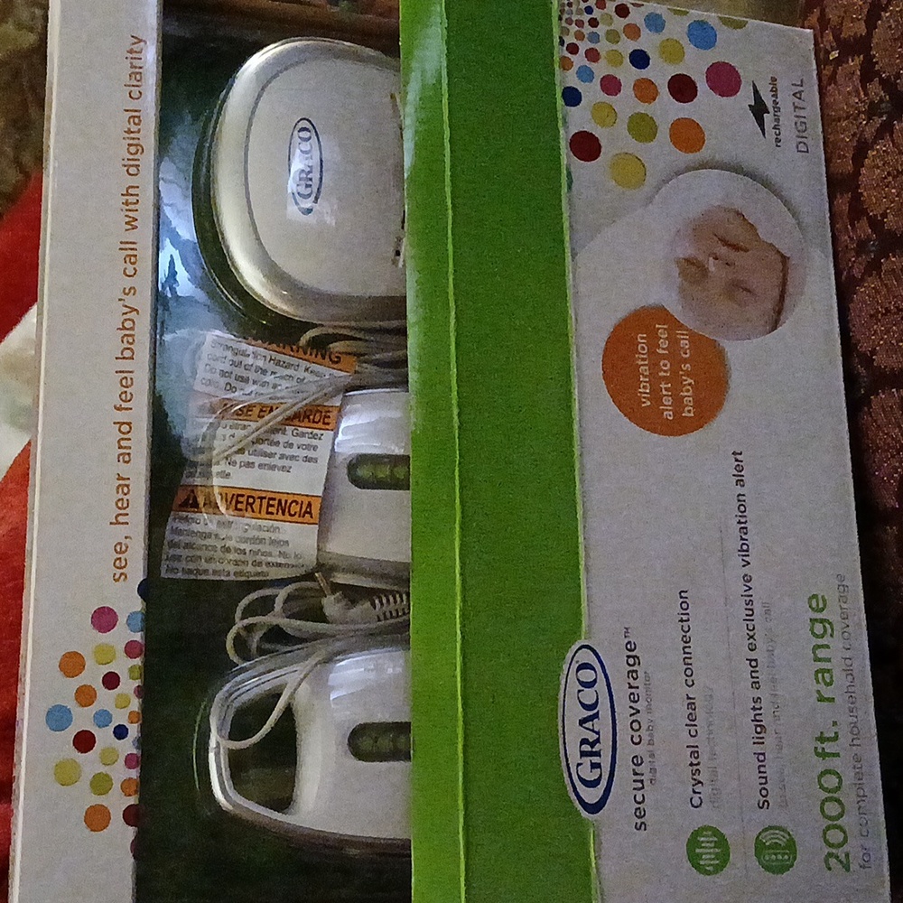 NIB Graco Secure Coverage Digital Baby Monitor